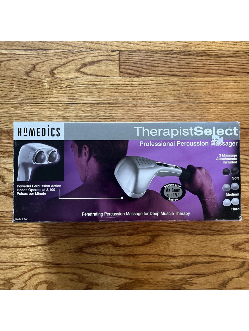 HoMedics PA-1 Therapist Select Professional Percussion Massager With Box